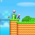 Nueva versión de este clásico juego. Ayuda a Mario Bros a superar todos los obstáculos para encontrar a la princesa. Movimientos con las flechas del teclado.